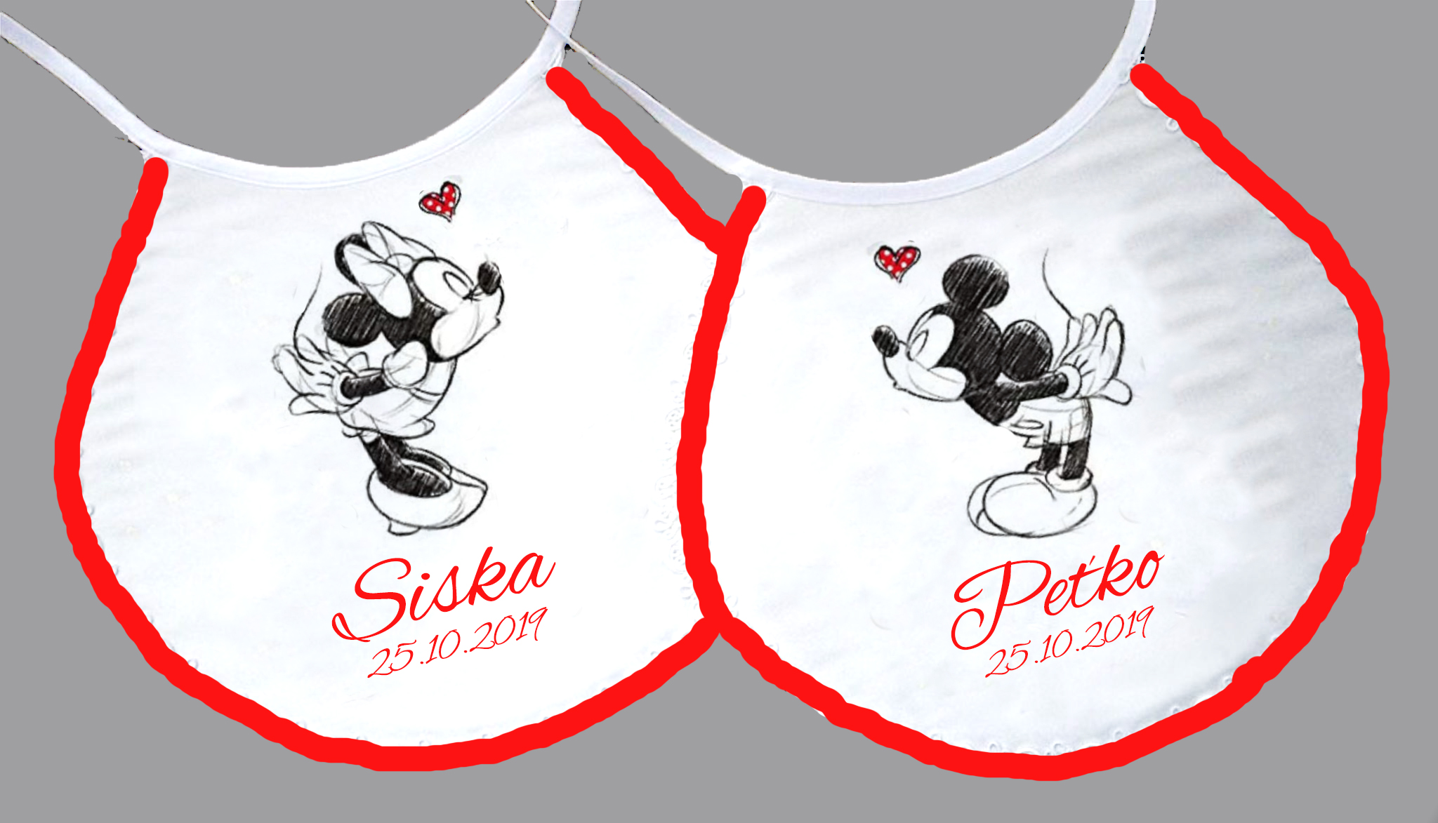 Svadobné podbradníky