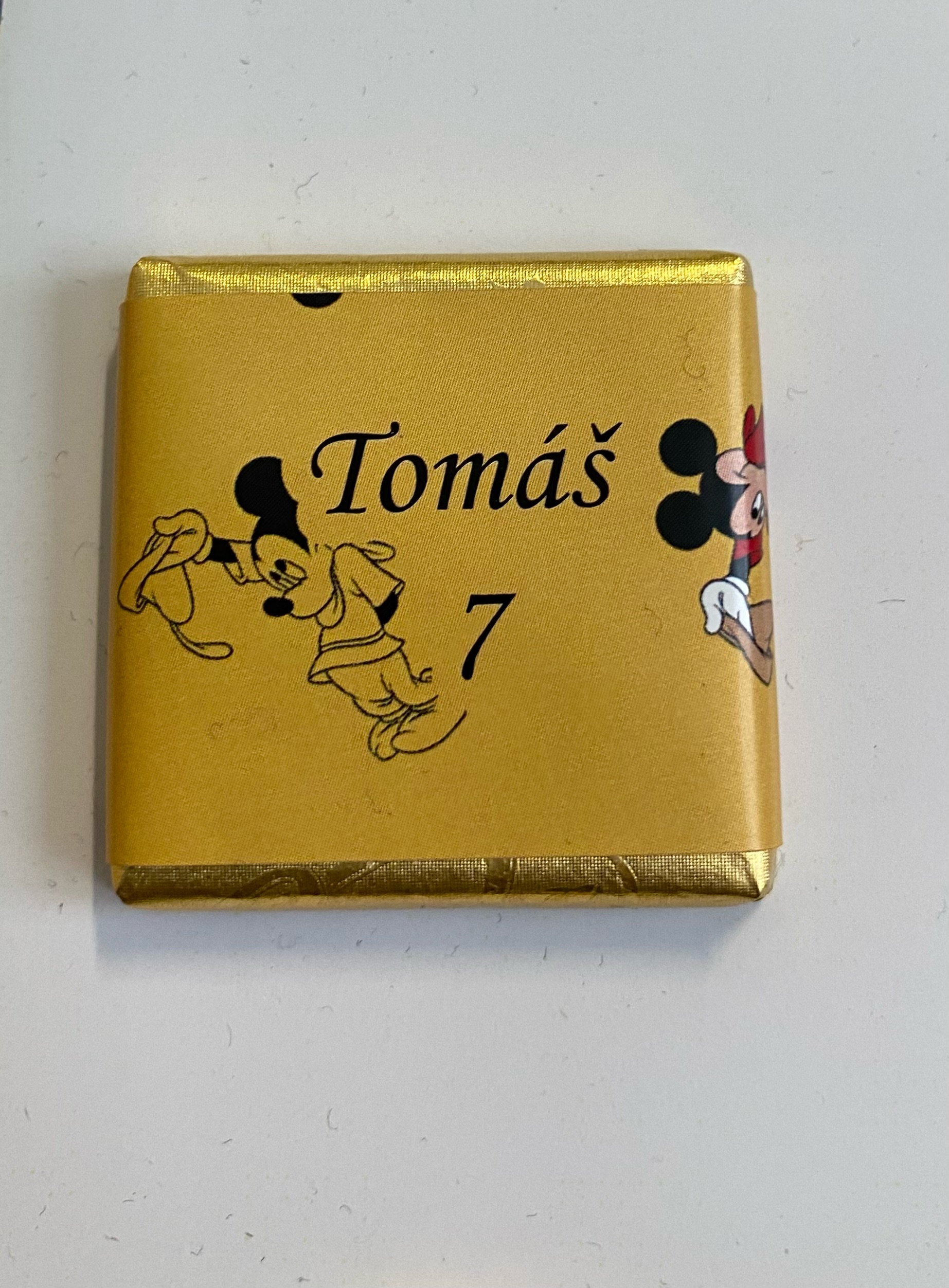 Čokoládka k narodeninám s Mickey Mouse motívom 016