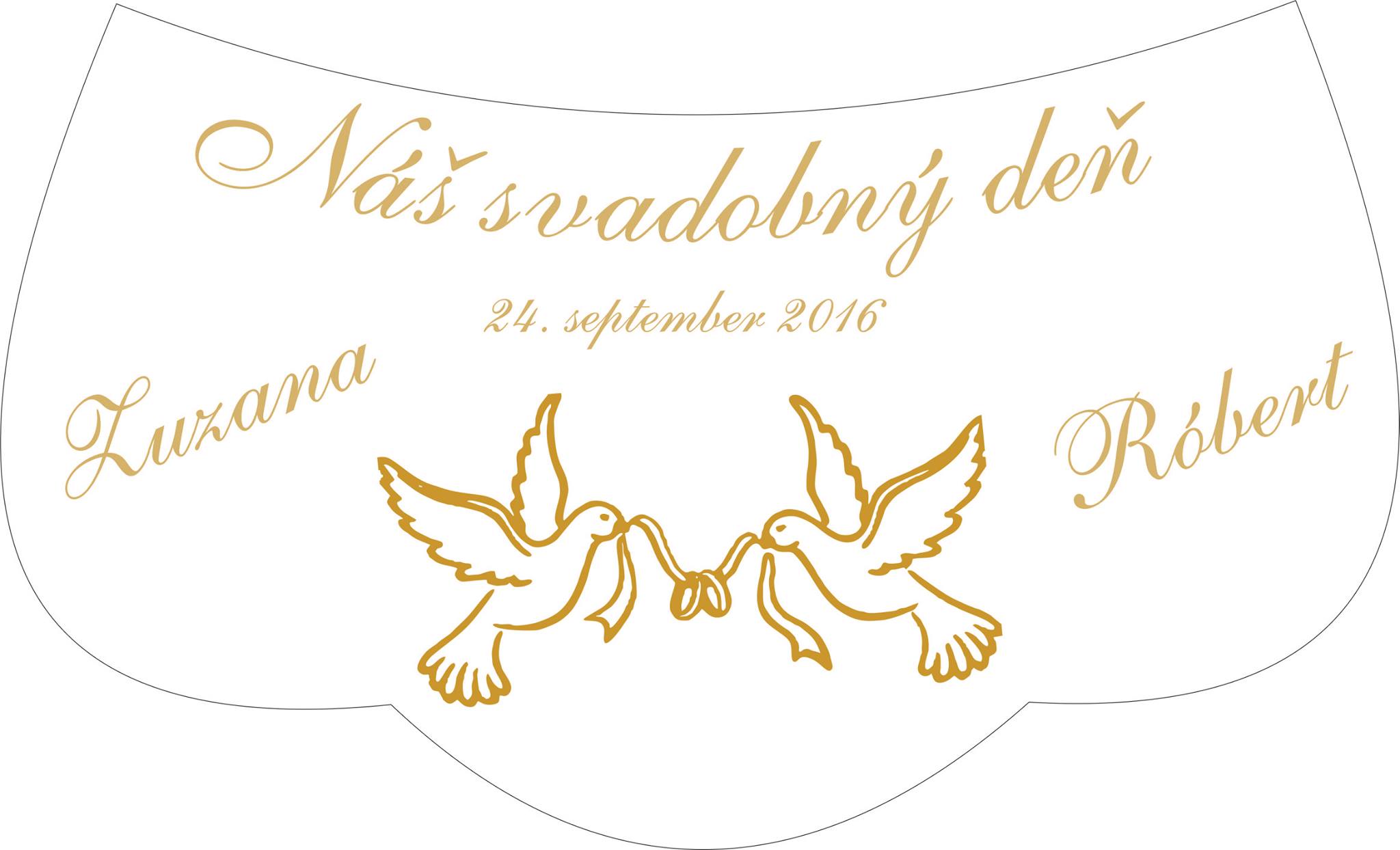 Svadobné podbradníky
