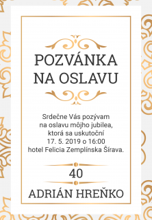 Pozvánka na narodeniny