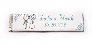 Svadobné žuvačky s obrázkom SHZ 003